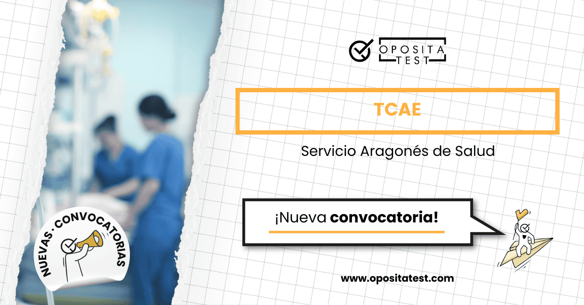 Nueva convocatoria de TCAE del Servicio Aragonés de Salud