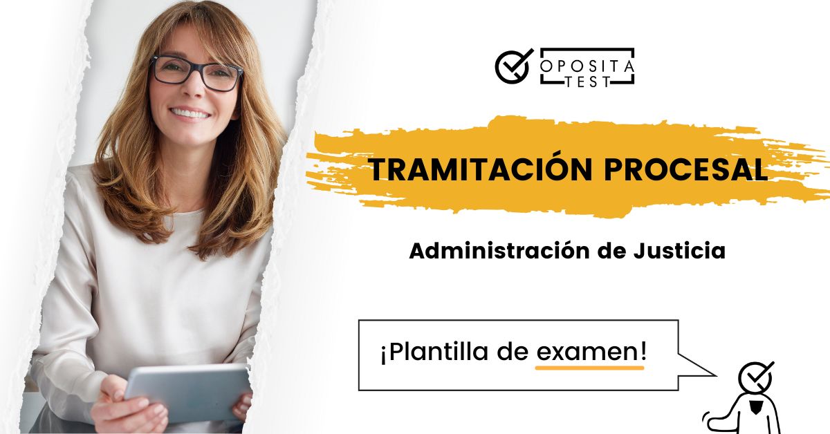 Plantilla correctora de Tramitación Procesal 2025 ver respuestas