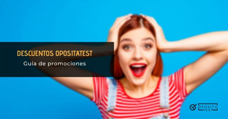 Imagen fuera de foco de persona con camiseta roja de rayas blancas y pelo largo llevándose las manos a la cabeza con cara de sorpresa para acompañar un post en el que se analizan los descuentos de OpositaTest
