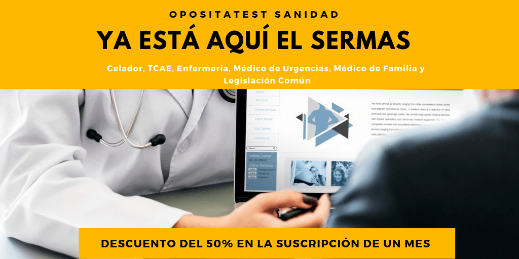 Prepara el test del SERMAS con OpositaTest (este miércoles, descuento del 50%