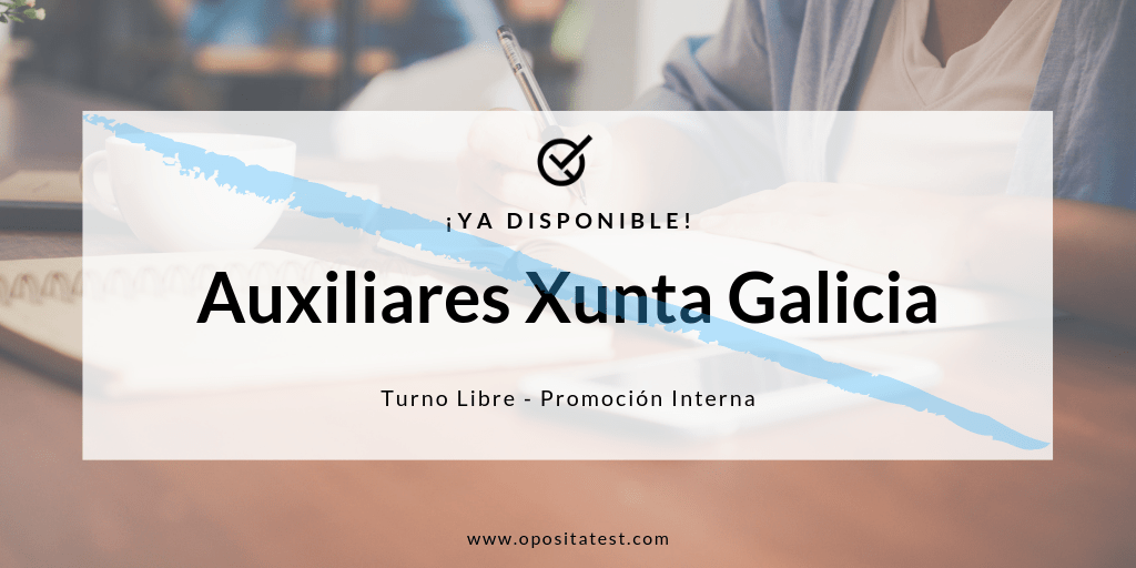 Auxiliar Administrativo Xunta de Galicia