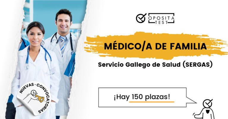 Imagen de dos médicos para acompañar una entrada con los detalles de la convocatoria de Médico de Familia del Servicio Gallego de Salud