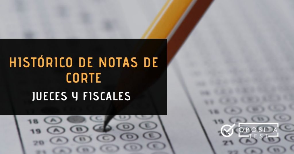 Imagen de un examen de respuestas múltiples con lápiz para acompañar la idea del histórico de las notas de corte del test de Jueces y Fiscales