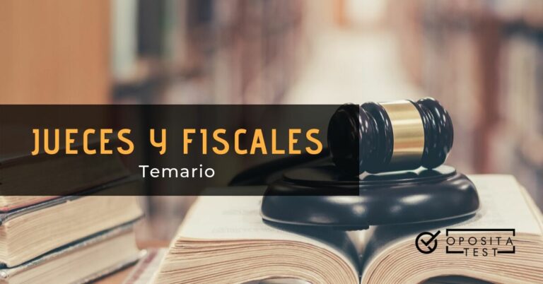 Imagen de mazo de un juez para acompañar el temario de oposiciones a jueces y fiscales