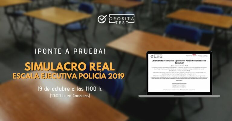 escala ejecutiva simulacro examen