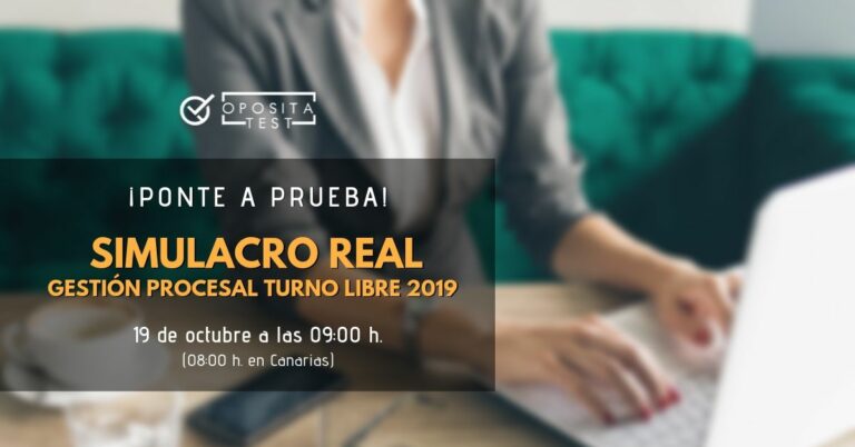 simulacro examen gestion procesal