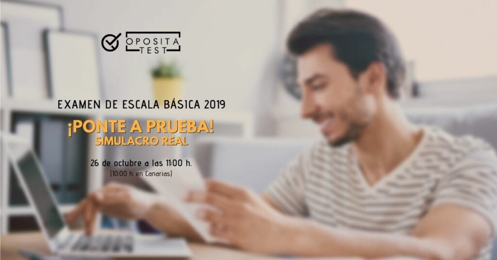simulacro de examen, policía escala básica