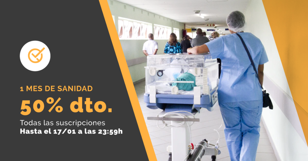 Imagen ilustrativa de entorno hospitalario para acompañar el descuento del 50% en el producto legislación común del Servicio Aragonés de Salud