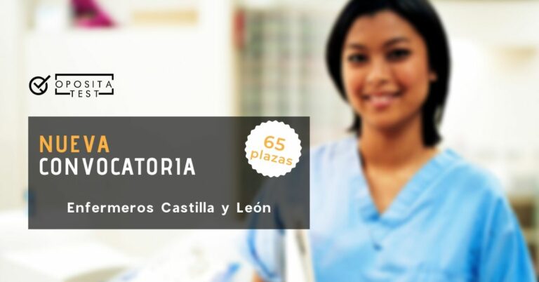 Persona en uniforme médico acompañando al printer Convocatoria Enfermeros Castilla y León