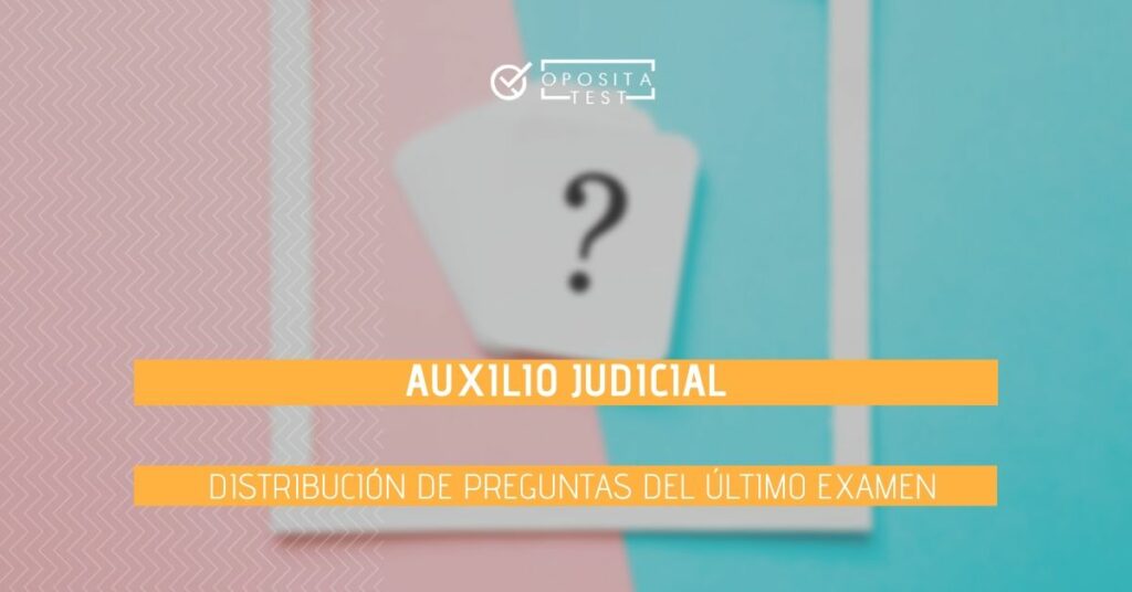 Imagen ilustrativa de cartas con signo de interrogación fuera de foco para ilustrar el post en el que se analiza la distribución de preguntas del úlimo examen de auxilio judicial