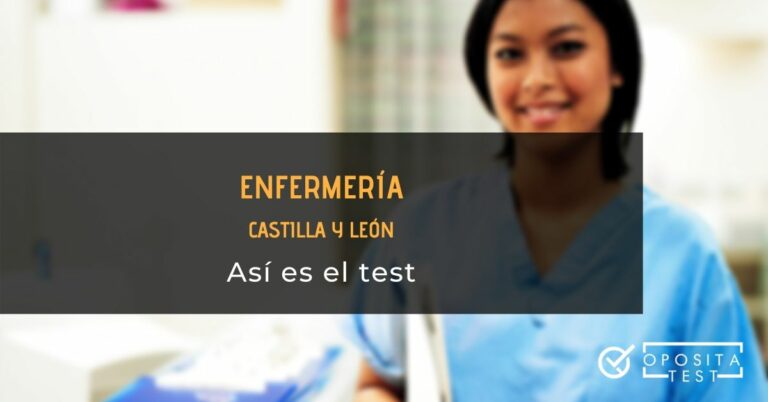 Persona de cabello oscuro en uniforme azul hospitalario ilustra la entrada del blog en la que se analiza la estructura del test de enfermería de Castilla y León