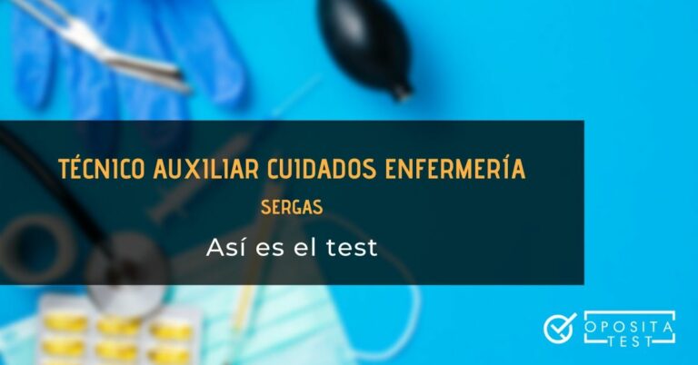Imagen genérica en tonos azules de material médico como guantes, pastillas, termómetro o mascarilla para ilustrar el post en el que se analiza la estructura del Test de TCAE del SERGAS