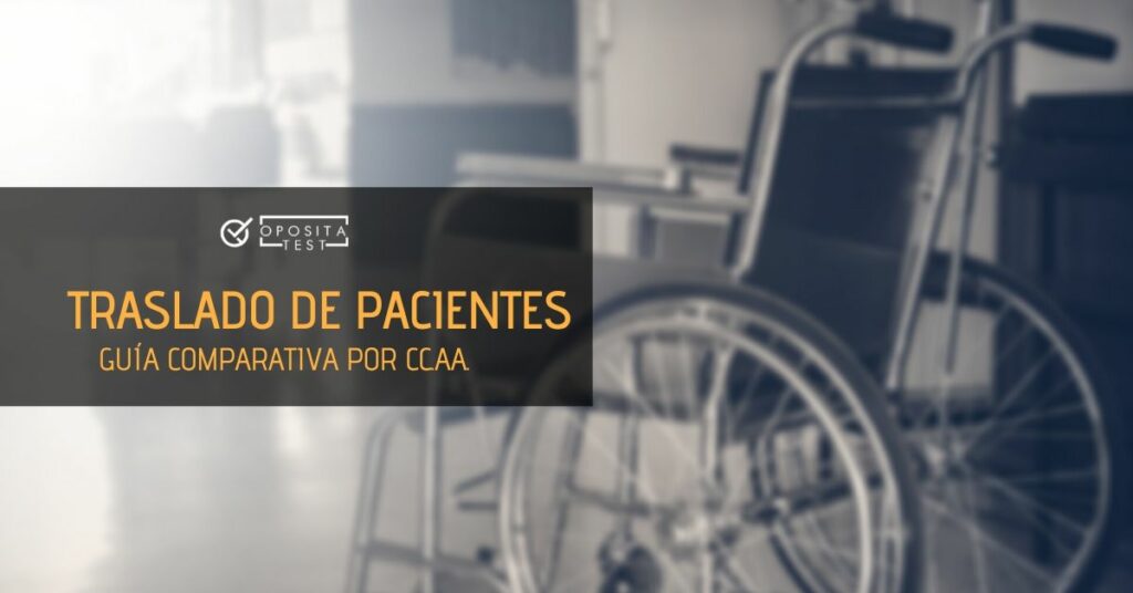 Imagen ilustrativa de una silla de ruedas fuera de foco para acompañar un post en el que se realiza una comparativa de normas para el traslado de pacientes en instituciones sanitarias