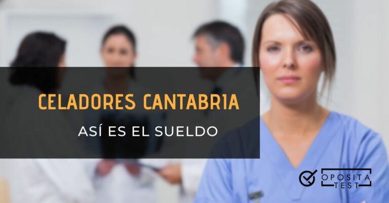 Imagen ilustrativa de profesional del sector sanitario con uniforme azul fuera de foco para acompañar un post en el que se analiza el sueldo de los celadores de Cantabria