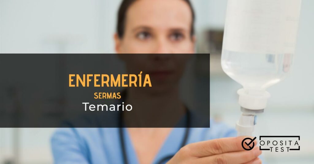 Temario de enfermería del SERMAS 2024 programa completo