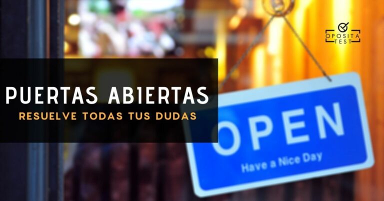 dudas sobre la jornada de Puertas Abiertas en OpositaTest