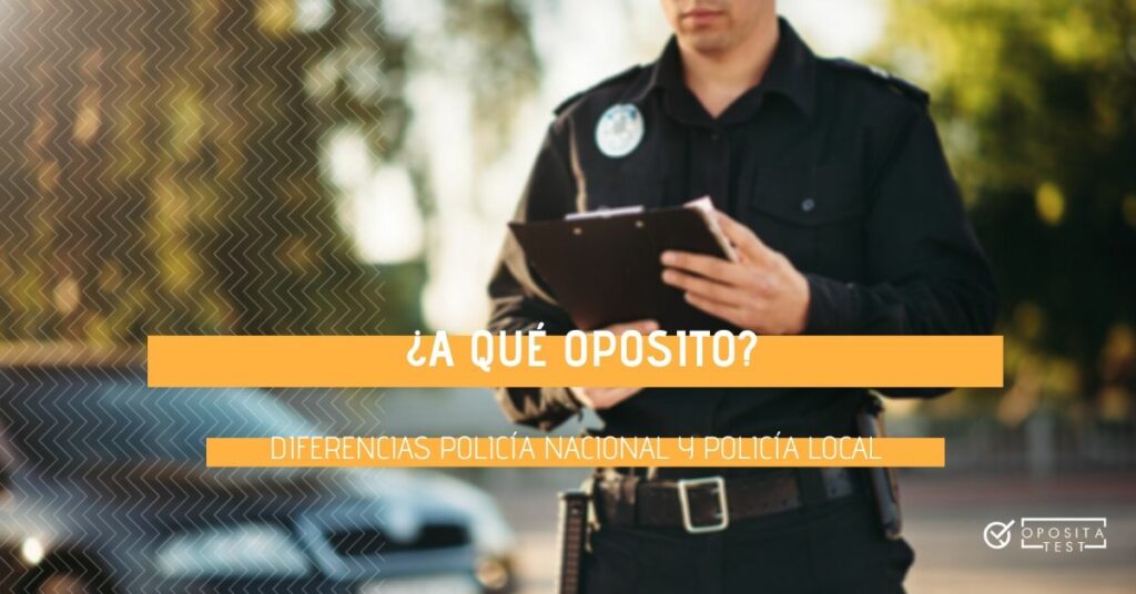 Imagen fuera de foco de un profesional de las Fuerzas y Cuerpos de Seguridad del Estado para ilustrar una entrada en la que se analizan las diferencias entre la Policía Nacional y la Policía Local