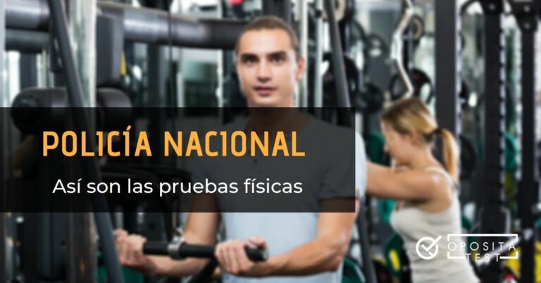 Imagen de dos personas jóvenes en ropa deportiva en un gimnasio en la sala de máquinas para acompañar una entrada en la que se analizan las características de las pruebas físicas a Policía Nacional