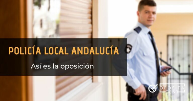 Imagen de un profesional de la policía fuera de foco para acompañar un post el que se analiza cómo es la oposición a policía local en Andalucía