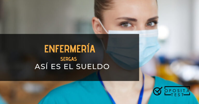 Enfermera con una mascarilla posando. Toda la imagen está fuera de foco. Se utiliza para ilustrar una entrada sobre el sueldo de enfermería del SERGAS.