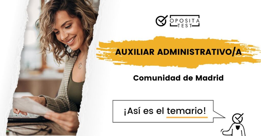 Temario De Auxiliar Administrativo De Madrid: Todos Los Detalles 2024