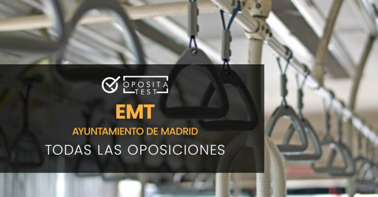 Plano de agarraderas y barras de un autobús urbano. Toda la imagen está fuera de foco. Se utiliza para ilustrar una entrada sobre cómo son las oposiciones de EMT del Ayuntamiento de Madrid.