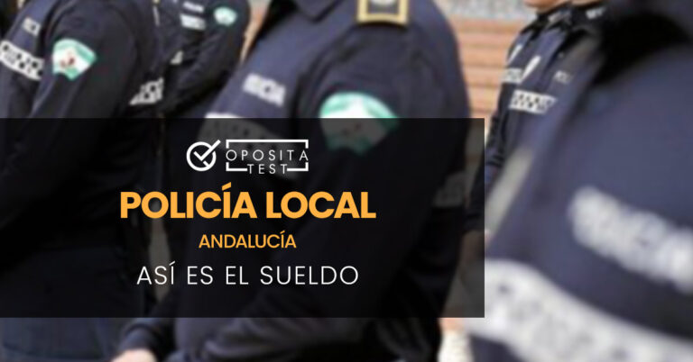 Tres policías locales de Andalucía de perfil. Toda la imagen está fuera de foco. Se utiliza para ilustrar una entrada sobre cuál es el sueldo de un Policía Local de Andalucía.