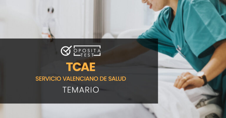 Mujer TCAE haciendo la cama de un hospital. Toda la imagen está fuera de foco. Se utiliza para ilustrar una entrada sobre el temario de Auxiliar de Enfermería (TCAE) del Servicio Valenciano de Salud.