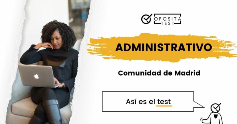 Imagen que ilustra la entrada sobre el test de Administrativo de la Comunidad de Madrid