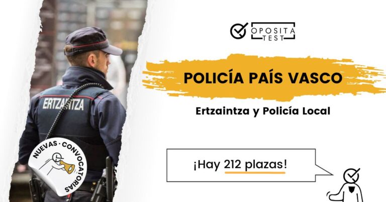 Imagen de un ertzaintza para acompañar una entrada con los detalles de la convocatoria de ertzaintza y policía local del país vasco