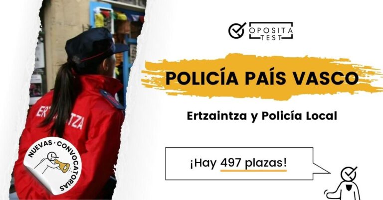 Imagen que ilustra la convocatoria de la Policía del País Vasco