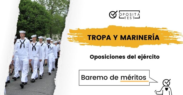 Imagen de marinos en desfile para acompañar una entrada en la que se analiza el baremo de méritos de tropa y marinería en el ejército español