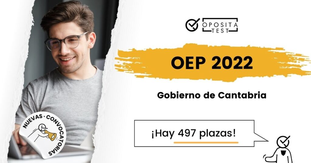 OEP 2022 Cantabria 497 plazas por