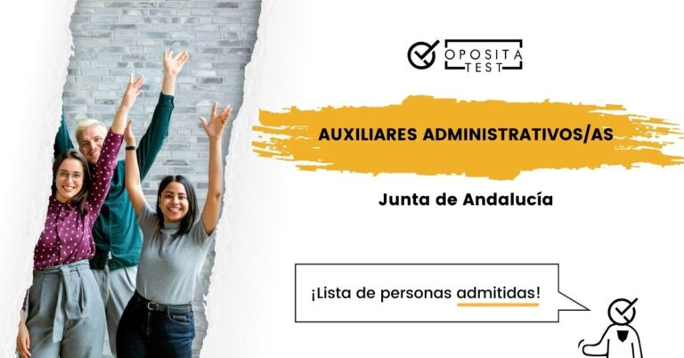 Grupo de personas levanta los brazos en señal de alegría para ilustrar una entrada en la que se analiza qué es la lista de admitidos de la oposición a Auxiliares Administrativos de la Junta de Andalucía.