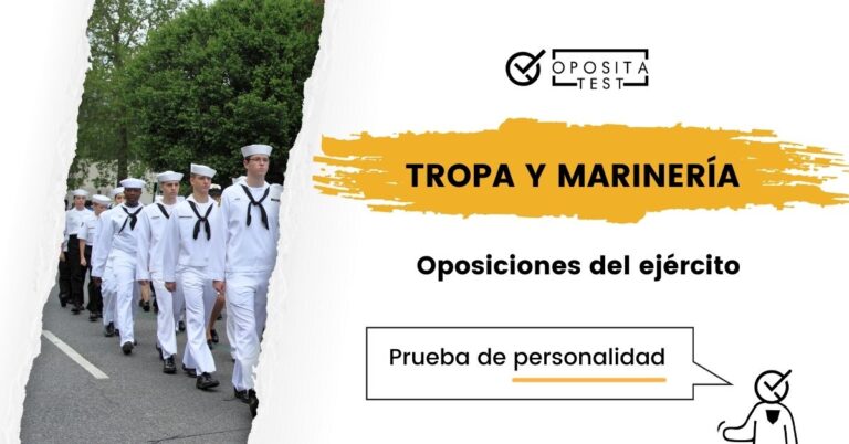 Imagen de un grupo de marinos desfilando para acompañar a una entrada en la que se analiza el test de personalidad de tropa y marinería en el ejército español