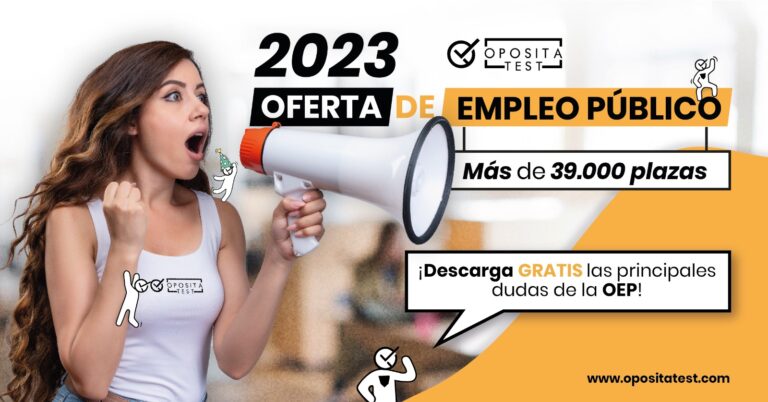 Imagen de persona contenta por la salida de la Oferta de Empleo Público de 2023 con más de 39.000 plazas