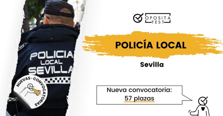 Imagen de un policía local de Sevilla para acompañar una entrada en la que es detalla la información de la convocatoria del proceso selectivo para acceder a este cuerpo de seguridad.