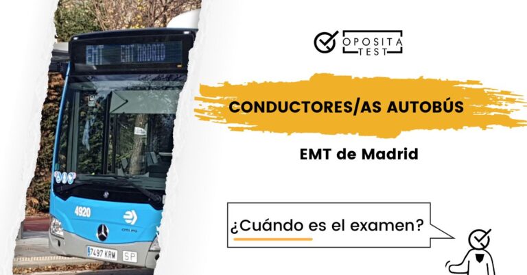 Imagen de cabina de autobús de la EMT de Madrid para acompañar una entrada en la que se analiza cuándo será el examen de Conductores de autobús de la Empresa Municipal de Transportes de Madrid