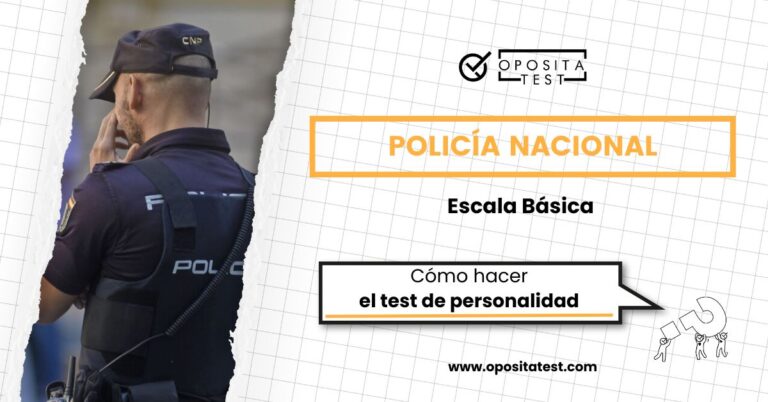 Imagen de un Policía Nacional de espaldas para acompañar una entrada en la que OpositaTest explica cómo hacer test de personalidad de la Policía Nacional Escala Básica.