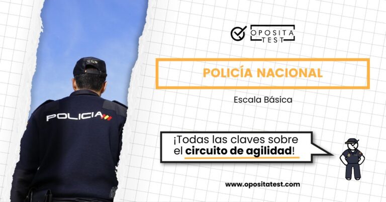 Imagen de un Policía Nacional de espaldas para acompañar una entrada del blog de oposiciones de OpositaTest en la que se explica cómo es el circuito de agilidad dentro de las pruebas físicas de Policía Nacional.