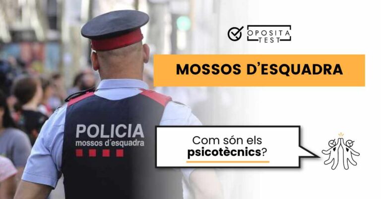 Imagen de un Mosso d'Esquadra para acompañar una entrada en la que se explica cómo son los exámenes psicotécnicos de esta oposición