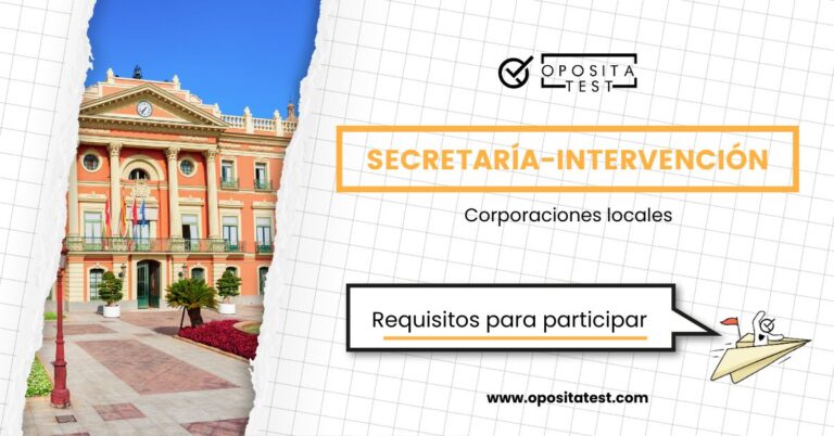 Imagen de la fachada principal de un ayuntamiento de España para acompañar una entrada en la que se analizan los requisitos para participar en el proceso selectivo de Secretaría-Intervención de corporaciones locales