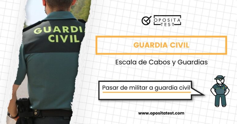 Imagen de espaldas de un guardia civil en uniforme para acompañar una entrada en la que se analiza cómo pasar de las Fuerzas Armadas (siendo militar) a ejercer en la Guardia Civil
