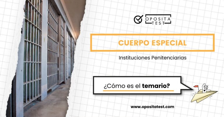 Imagen del interior de un centro penitenciario para ilustrar y acompañar una entrada en la que se analiza cómo es el temario del Cuerpo Especial de Instituciones Penitenciarias