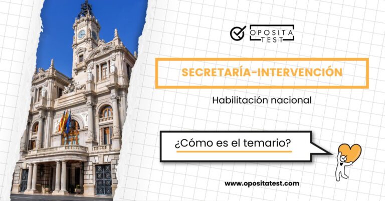Imagen de fachada de un ayuntamiento para acompañar una entrada en la que se analiza cómo es el temario del Cuerpo de Secretaría-Intervención de personal funcionario de administración local con habilitación nacional