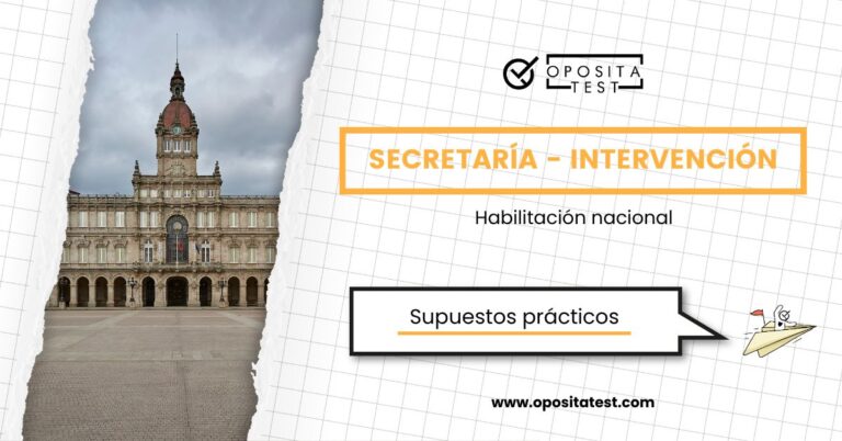 Imagen de la fachada de un ayuntamiento español para acompañar una entrada en la que se analiza cómo son los supuestos prácticos de la subescala de Secretaría-Intervención de las Administraciones Locales (habilitación nacional)