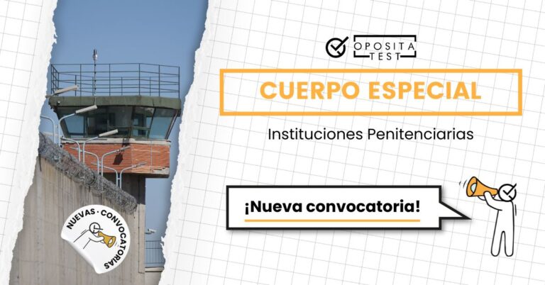 Imagen de recinto penitenciario visto desde el exterior para acompañar una entrada en la que se analiza cómo es y cómo funciona la convocatoria del Cuerpo Especial de Instituciones Penitenciarias.