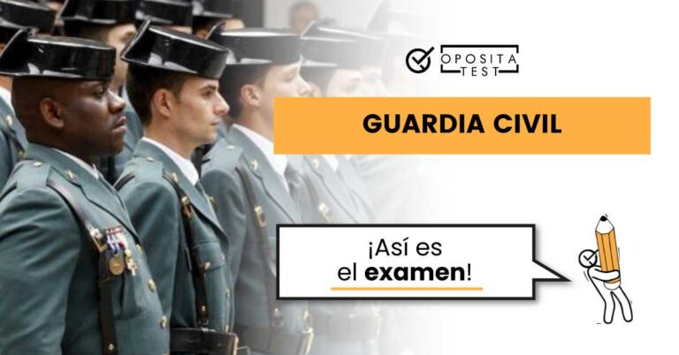 Imagen de guardias civiles para ilustrar una entrada del blog de oposiciones de OpositaTest en la que se explica cómo es el examen de Guardia Civil.