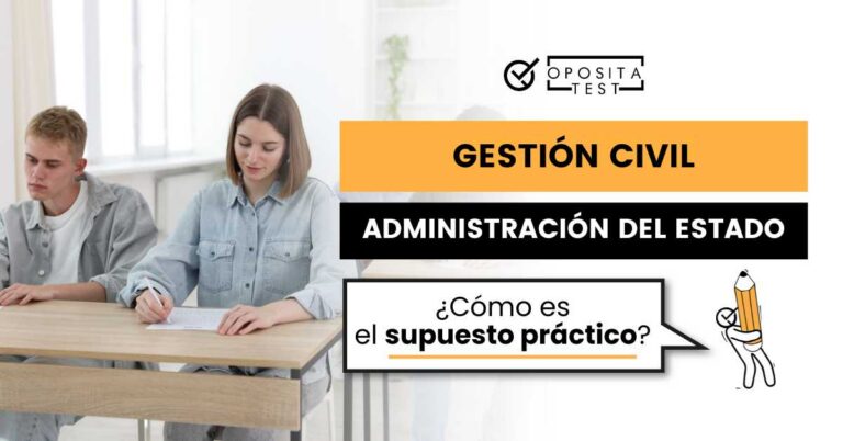 Imagen de personas haciendo un examen para ilustrar una entrada en la que se analiza el formato del supuesto práctico de la oposición a Gestión Civil del Estado