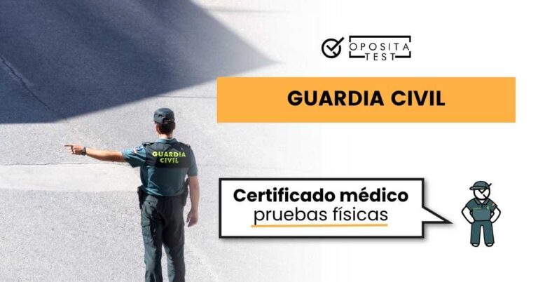 Imagen de profesional de la Guardia Civil en uniforme de espaldas a la cámara para acompañar una entrada en la que se analiza cómo es el certificado médico requerido para las pruebas físicas de la oposición a la Guardia Civil.